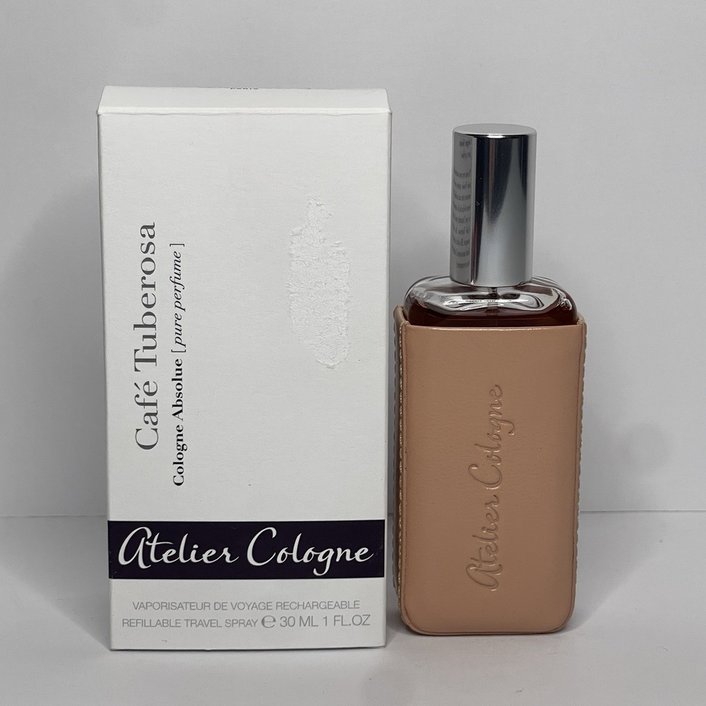 Atelier Cologne CAFE TUBEROSA  Pure Parfum 1.0oz /30ml Refillable Travel Spray